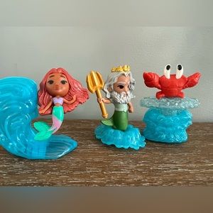 Set of 3 Little Mermaid McDonald’s Toys